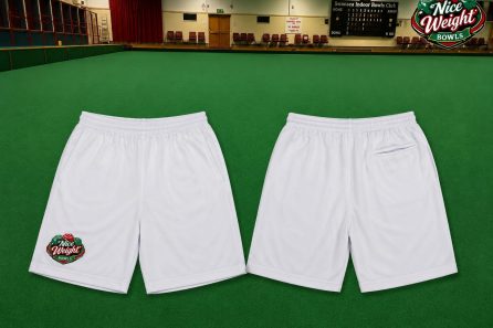 White - Nice Weight Bowls Unisex Bowls Shorts